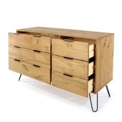 June 3+3 Drawer Wide Chest Of Drawers