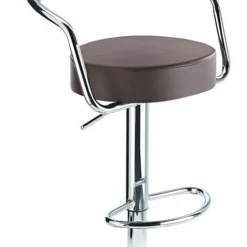 Lazio Adjustable Bar Stool Brown