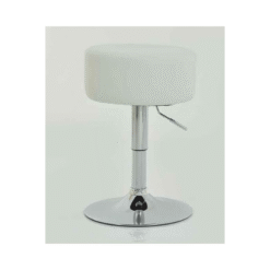 Low Small Bar Stool - White Stool