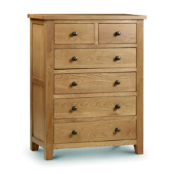 Rachel Chest 4 2 Drawer - Solid Oak Veneers