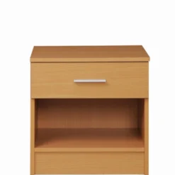 Renio Nightstand With 1 Drawer Beech