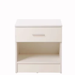 Renio Nightstand With 1 Drawer White