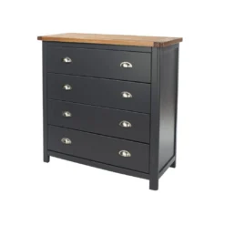 Renmi Handcrafted 4 Drawer Chest