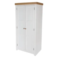 Shelton Pine White 4 Drawer Wide Chest