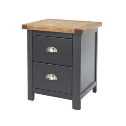 Tyth 2 Drawer Bedside Cabinet