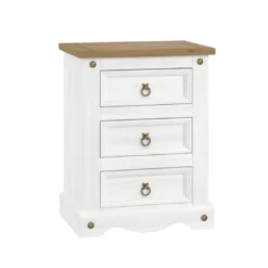 Wedny 3 Drawer Bedside Cabinet