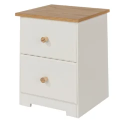 Yenni 2 Drawer Petite Bedside Cabinet