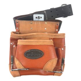 Brown Single Tool Pouch with Belt